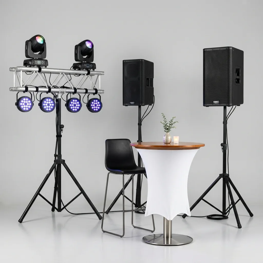 Events, audio, lights and setups