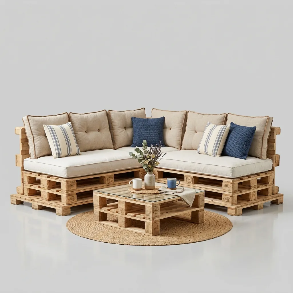 Pallet sofa hire in Cagliari