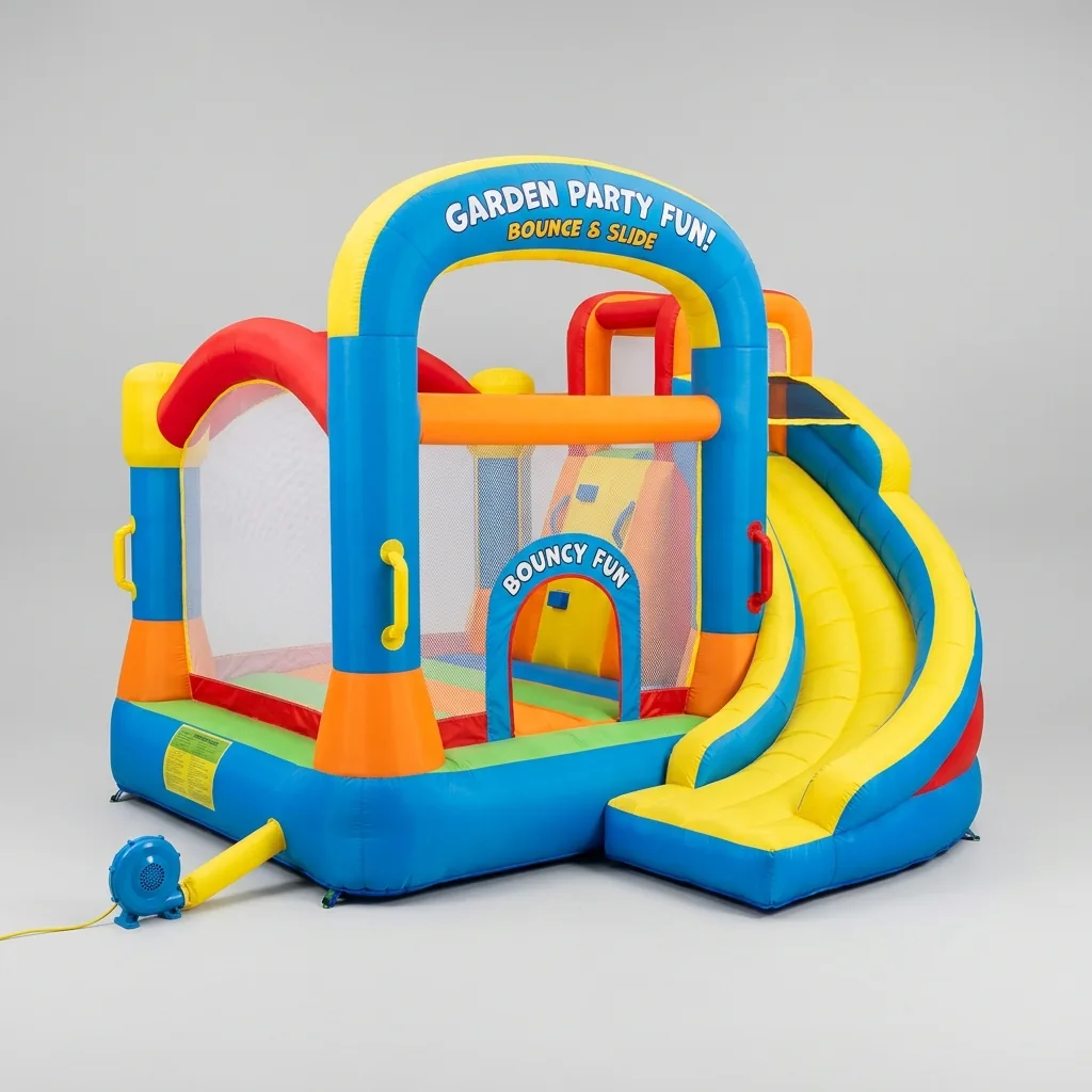 Inflatable game rental with garden water slide in Cagliari