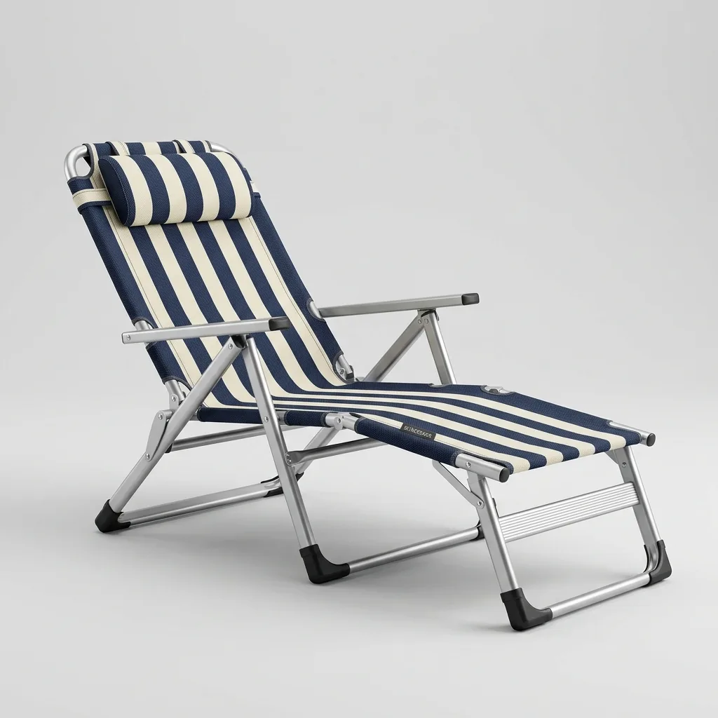 Folding Beach Sunbeds Rental for Adults in Cagliari