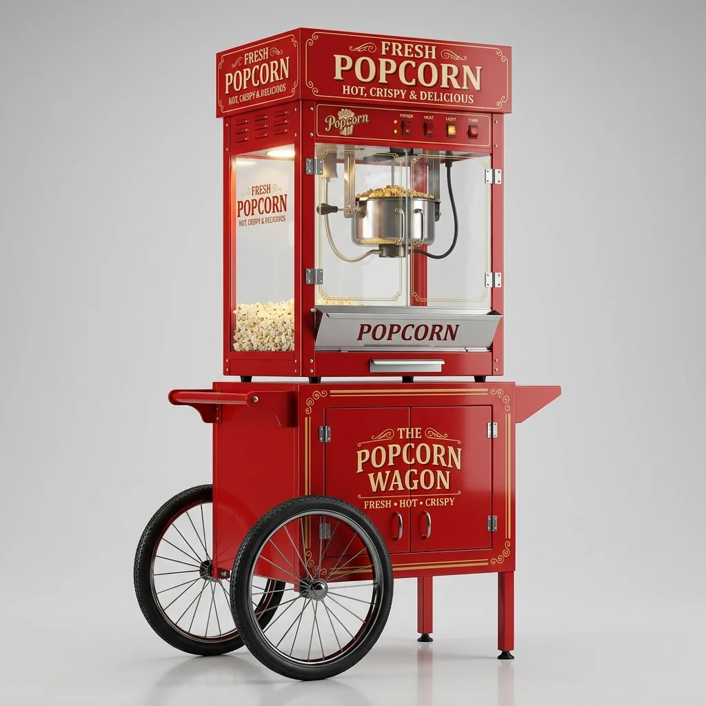 Popcorn machine hire in Cagliari