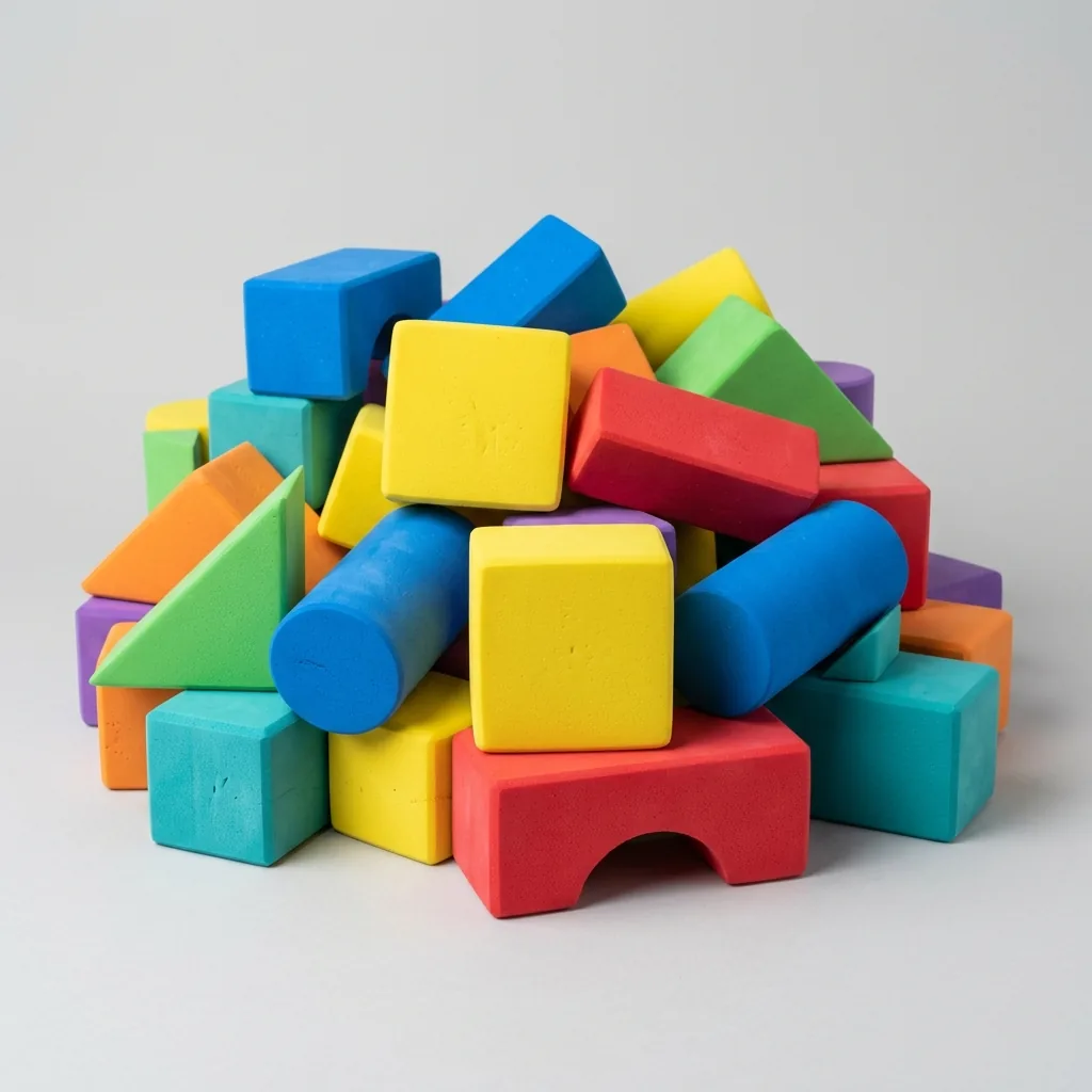 Giant soft brick rental at Cagliari