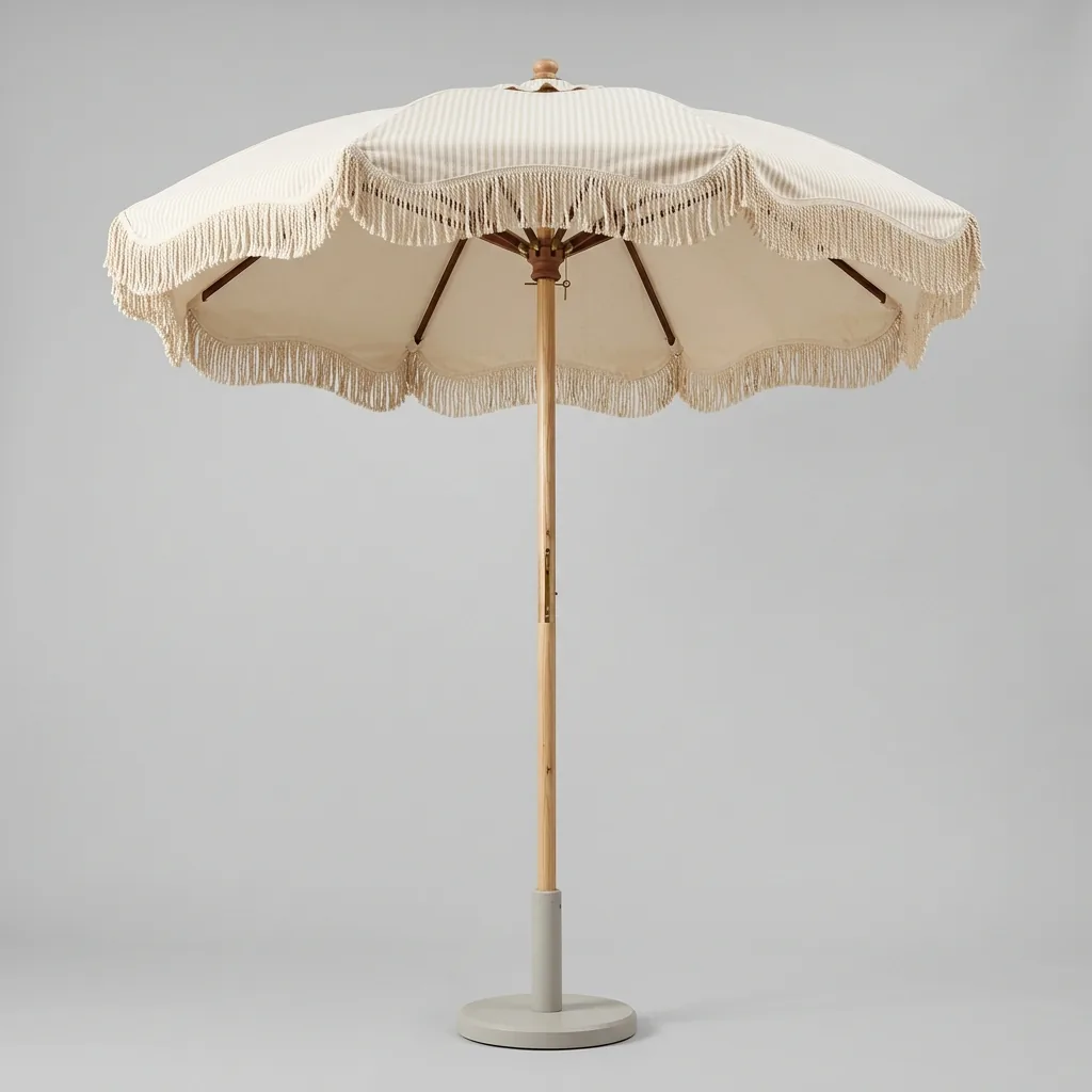 Cotton parasol hire in Cagliari