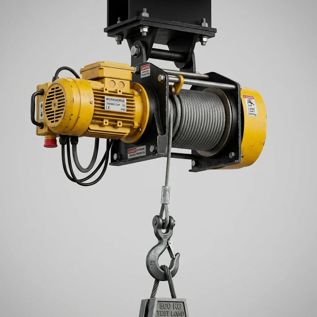 Electric jib hoist rental in Cagliari