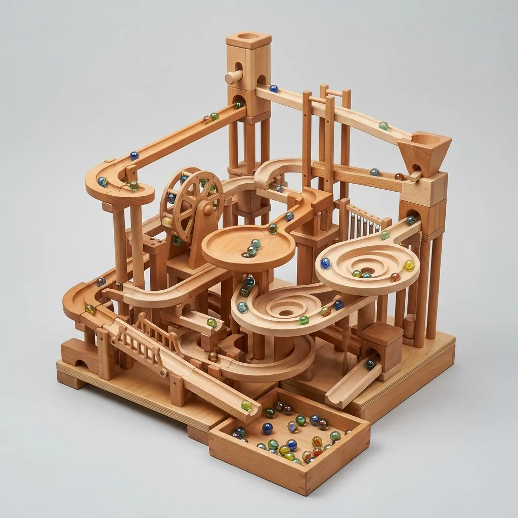 Modular marble run rental in Cagliari