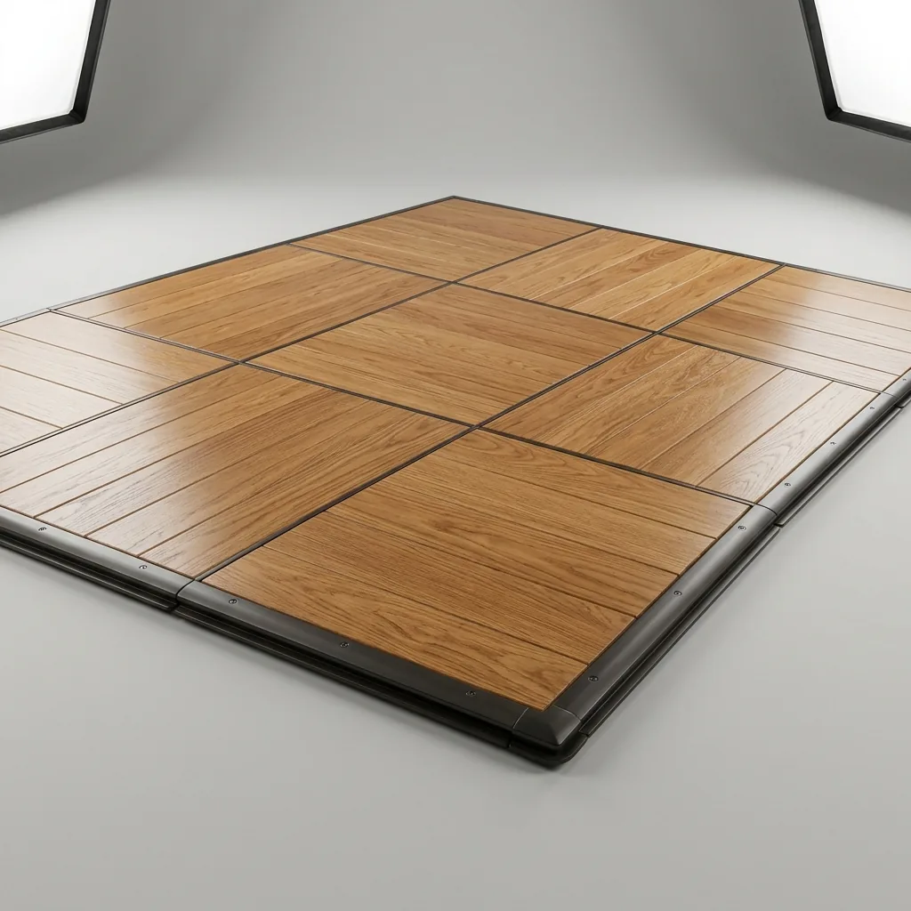 Modular dance floor rental in Cagliari