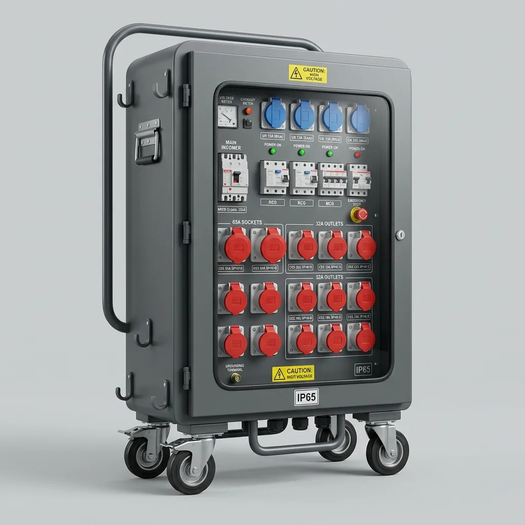 Electrical panel rental for events in Cagliari
