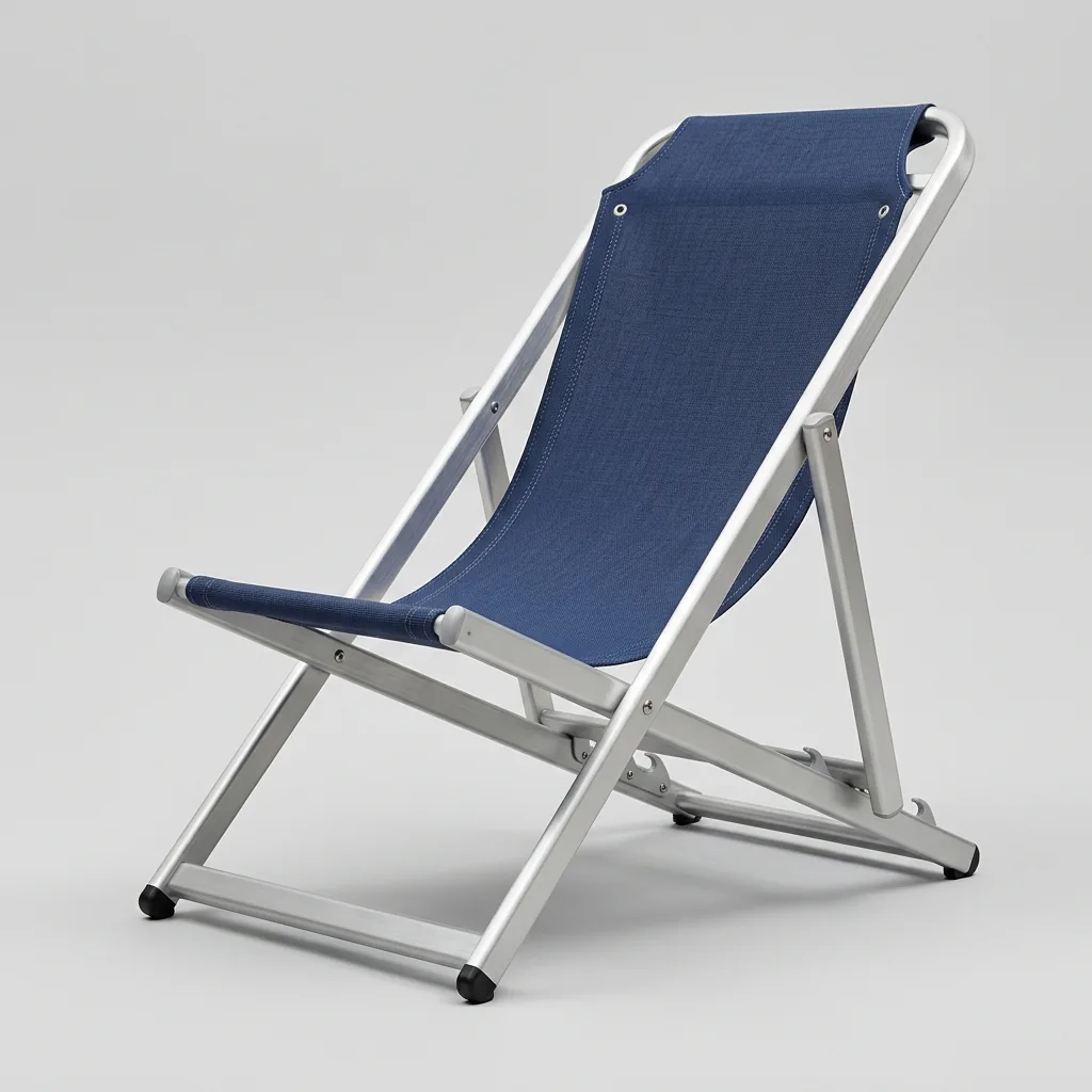 Lightweight beach lounger hire in Cagliari