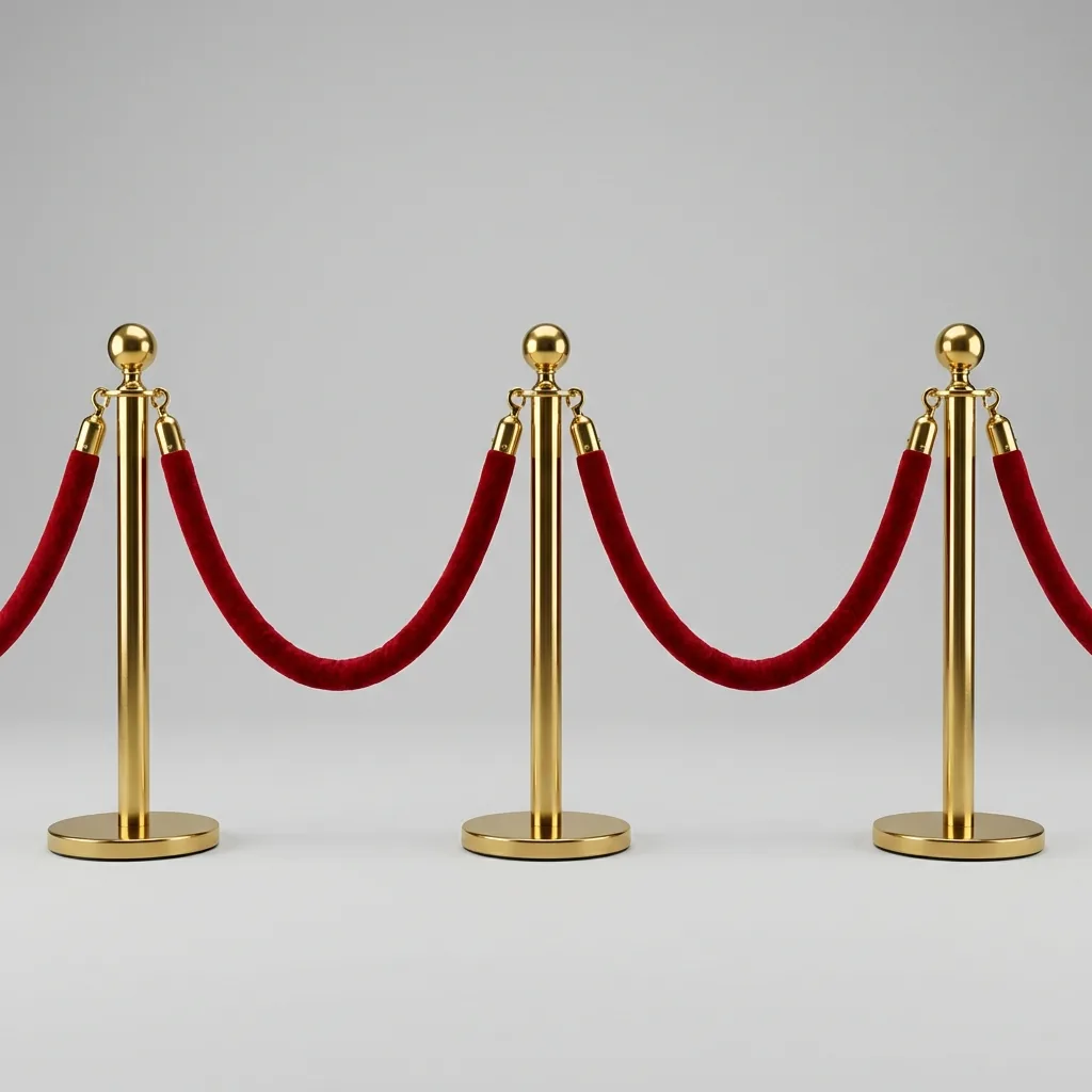 Rental of path markers for ceremonies in Cagliari