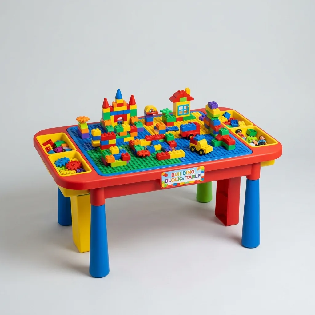 Construction table rental for children in Cagliari