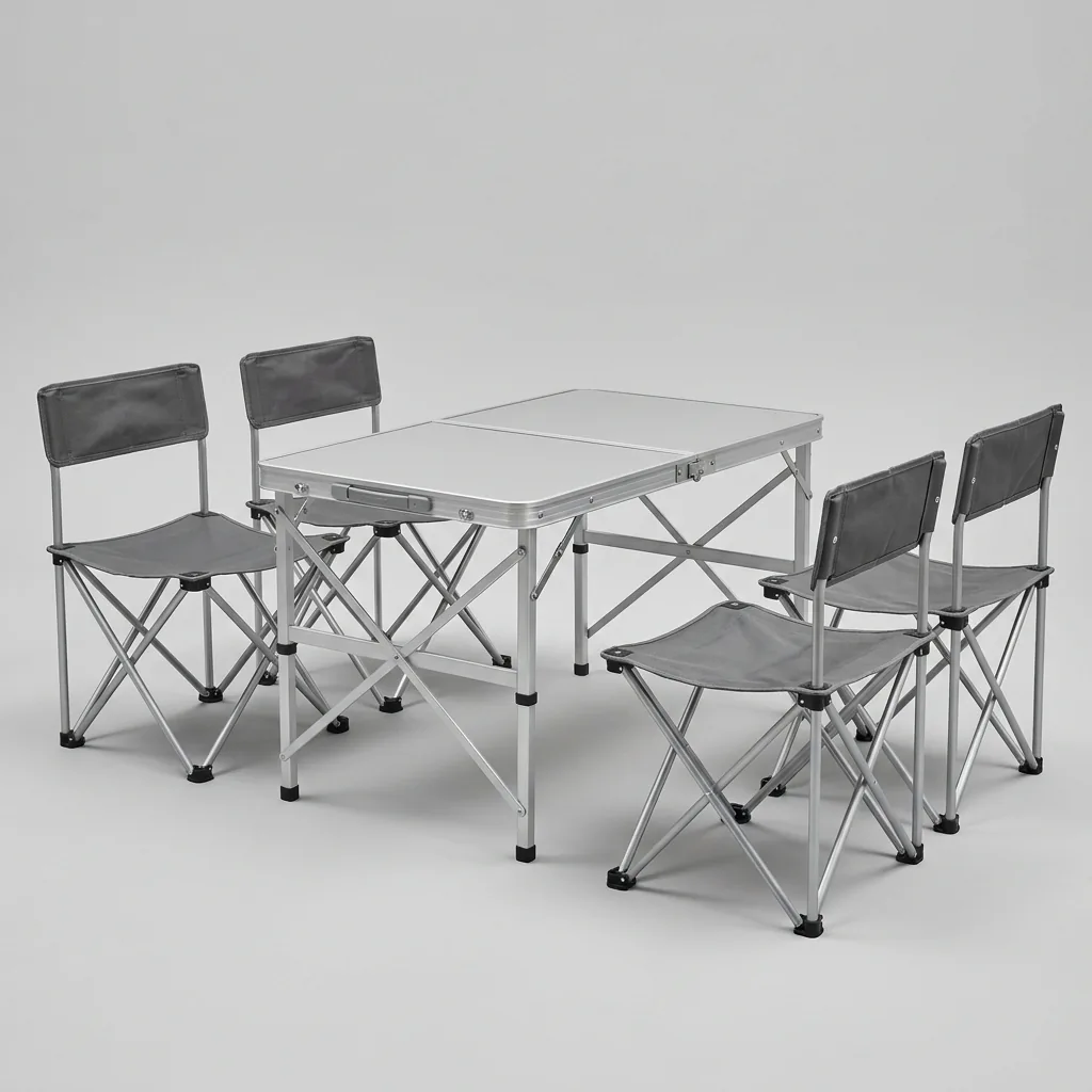 Folding camping table and chair rental in Cagliari