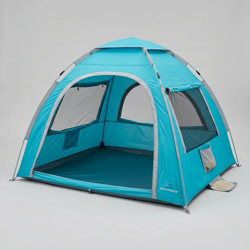 Pop up beach tent hire in Cagliari