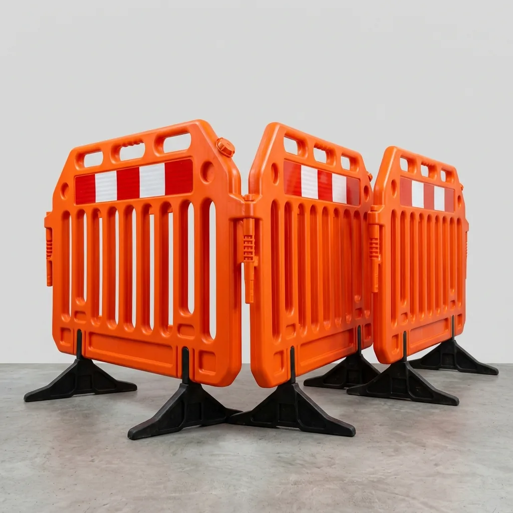 Plastic barriers rental in Cagliari